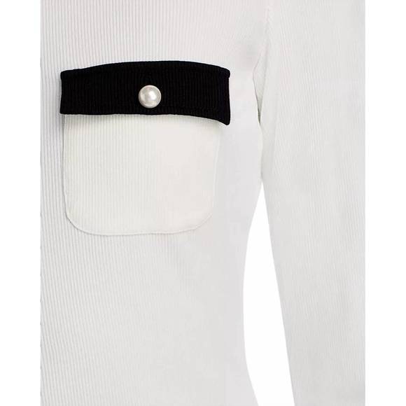 NEW GENERATION LOVE felicity top in ivory/black - Picture 5 of 5